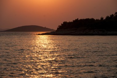 Günbatımı Kornati Adaları