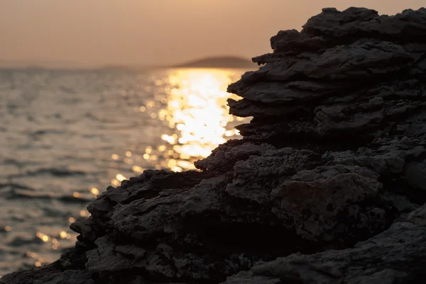 Coucher de soleil sur les îles Kornati — Photo