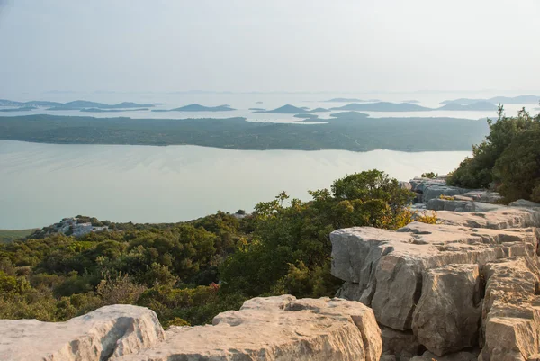 Lago Vransko e islas Kornati — Foto de Stock