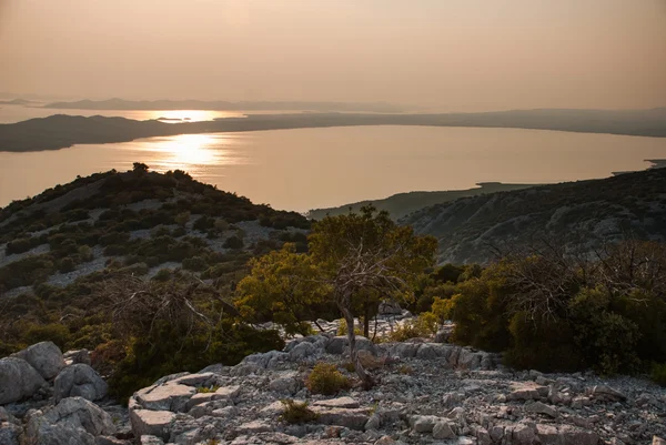 Vransko Lake and Kornati Islands — Stock Photo, Image