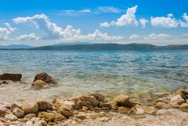 Хорватский пляж, Ривьера Макарска — стоковое фото