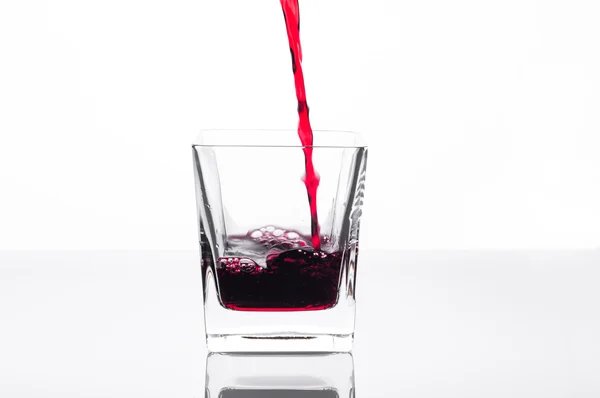 Verre de jus de cassis — Photo