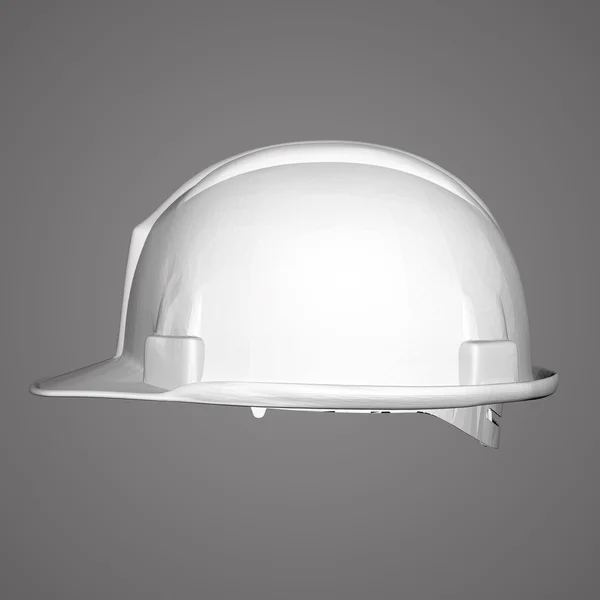 Белый шлем строителя — стоковый вектор