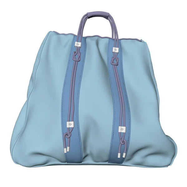 Sac réaliste pour femme isolé sur fond blanc. 3D. Illustration vectorielle — Image vectorielle