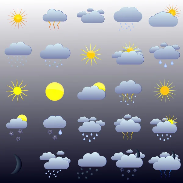 Weather Forecast Icon Stock Vector Image by ©stockshoppe #10989791