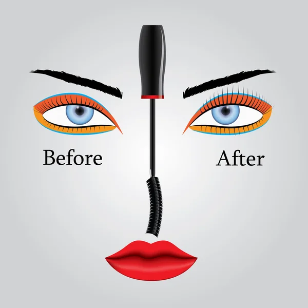 stock vector Mascara