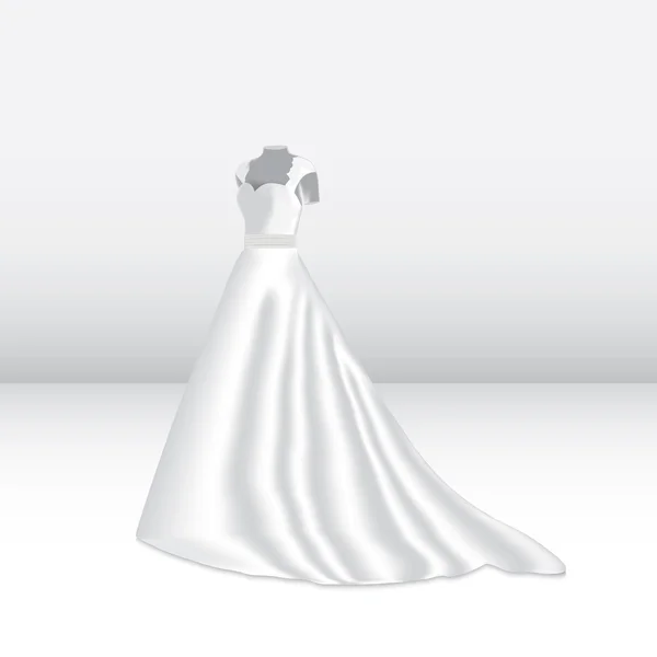 Robe de mariée — Image vectorielle