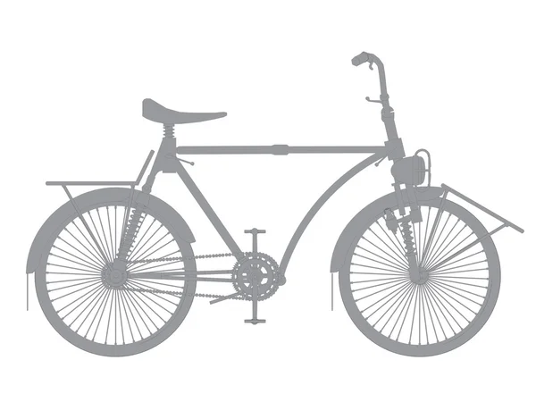 Oldtimer-Fahrrad — Stockvektor