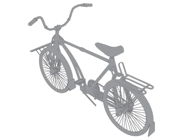 Vintage cykel — Stock vektor