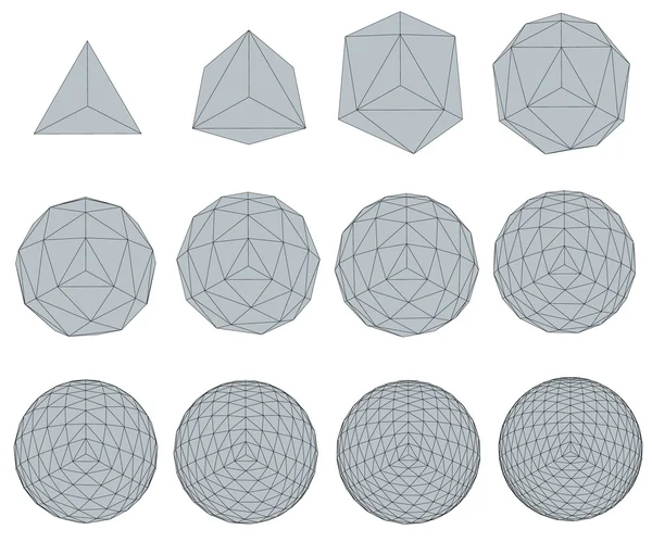 Set con esferas — Archivo Imágenes Vectoriales