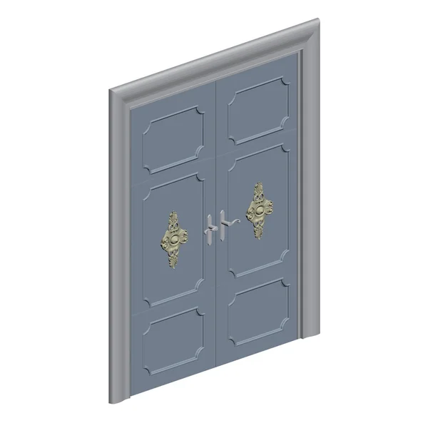 Декоративная дверь — стоковый вектор