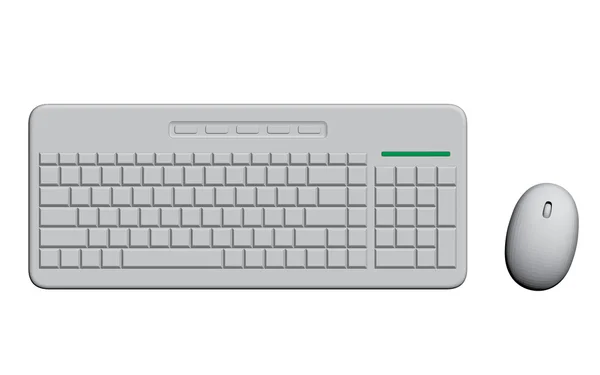 Клавіатура та миша — стоковий вектор