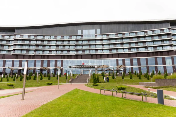 Minsk Bielorrusia Septiembre 2020 Marriott Hotel Chain — Foto de Stock