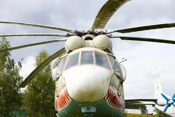 Minsk Belarus September 2020 Russische Militaire Vrachthelikopter — Stockfoto