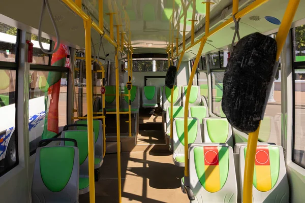 Autobús Urbano Ciudad Concepto Transporte Rápido Personas — Foto de Stock
