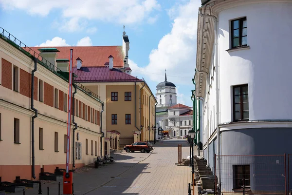 Вулиці Старого Європейського Міста Білорусь Мінськ — стокове фото