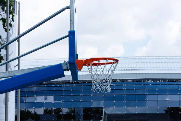 Street basketball hoop. Concept sport, street basketball.