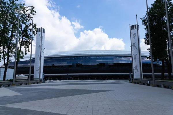 Bâtiment Stade Dans Ville Concept Sportif — Photo