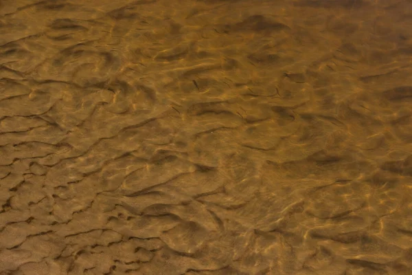 Bakgrund Flodsand Vatten Med Vågsediment — Stockfoto