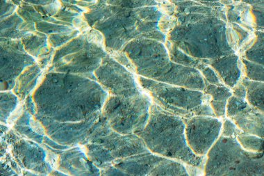 Denizin arka plan yüzeyi. Temiz su.