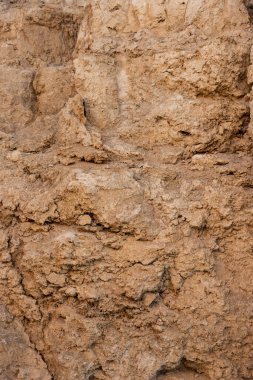 Kahverengi taş desen arkaplanının yakın plan görüntüsü