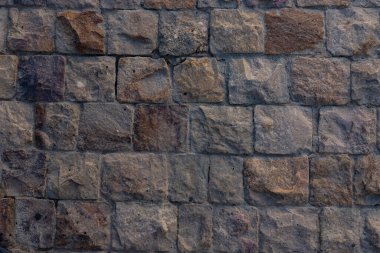 Eski ve yıpranmış büyük taş bloklar duvar dokusu