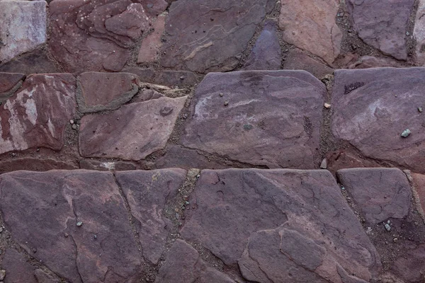 Textura Pared Bloques Piedra Grandes Viejos Erosionados —  Fotos de Stock