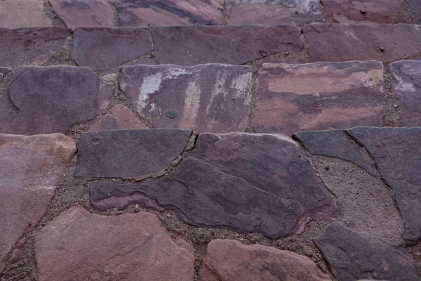 Textura Pared Bloques Piedra Grandes Viejos Erosionados — Foto de Stock