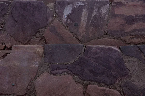 Textura Pared Bloques Piedra Grandes Viejos Erosionados —  Fotos de Stock