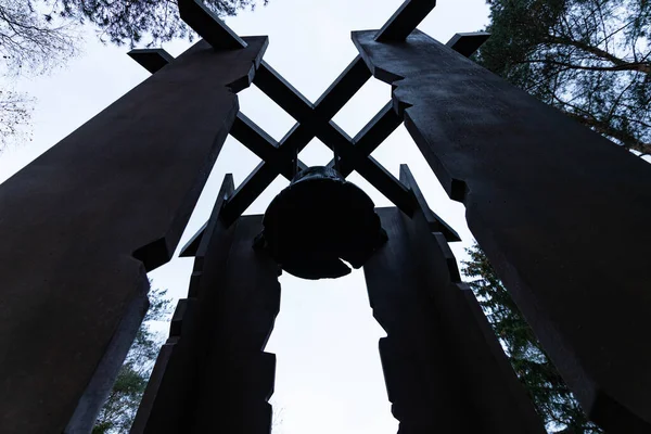 Minsk Bielorrússia Novembro 2020 Memorial Vítimas Repressão Estalinista Kurapaty — Fotografia de Stock