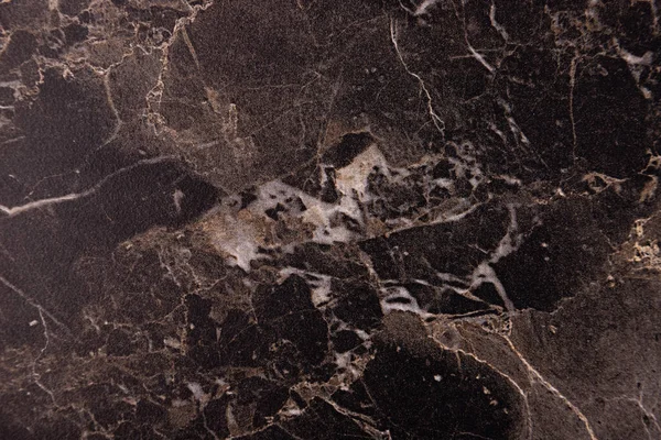 Marmorstruktur Schwarz Und Braun Stein Hintergrund — Stockfoto