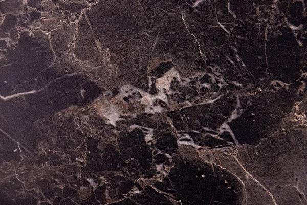 大理石の質感 黒と茶色の石の背景 — ストック写真