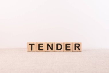 Hafif arkaplandaki küplerle ilgili nazik sözcük kavramı