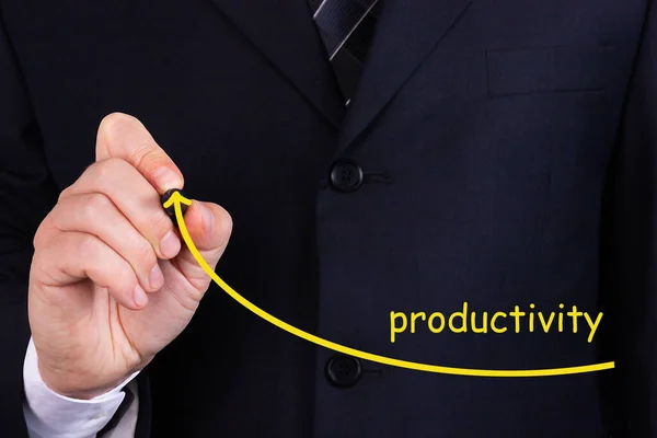 Manager Homme Affaires Coach Plan Leadership Pour Augmenter Productivité Entreprise — Photo