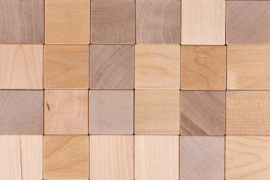 Tahta küplerden, bloklardan. İş konsepti, eğitim, oyunlar.