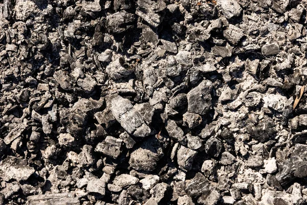 Fundo Carvão Depois Queimar Fogo — Fotografia de Stock