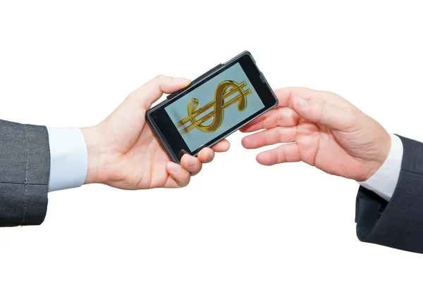 Mobile Banking-Konzept — Stockfoto