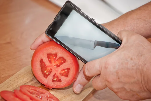 Mutfak bıçak konsepti — Stok fotoğraf