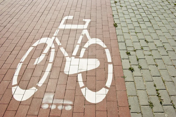 Bicicleta e pista de rollerskating — Fotografia de Stock