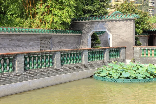 Jardim chinês oriental em Hong Kong — Fotografia de Stock