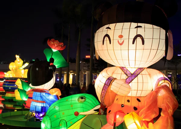 Chinese lanterns in Hong Kong — Stock Photo, Image