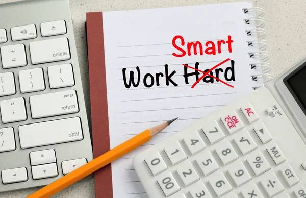 Concept of work smart — Stock Photo, Image