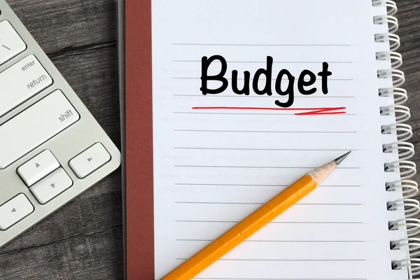 Concept of budget Stock Image