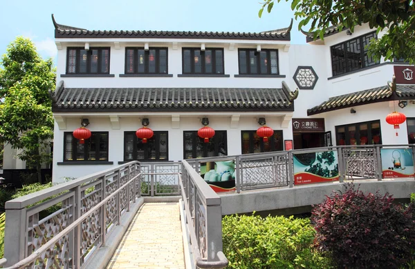 Orientaliska arkitekturen på Ping marknad — Stockfoto