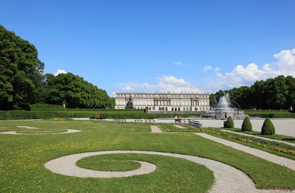 Vista do palácio de Herrenchiemsee — Fotografia de Stock