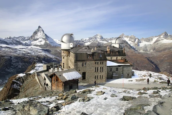 Gornergrat Aussichtspunkt am Matterhorn — Stockfoto