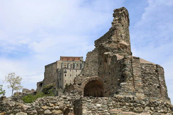 Sacra di San Michele, Piyemonte — Stok fotoğraf