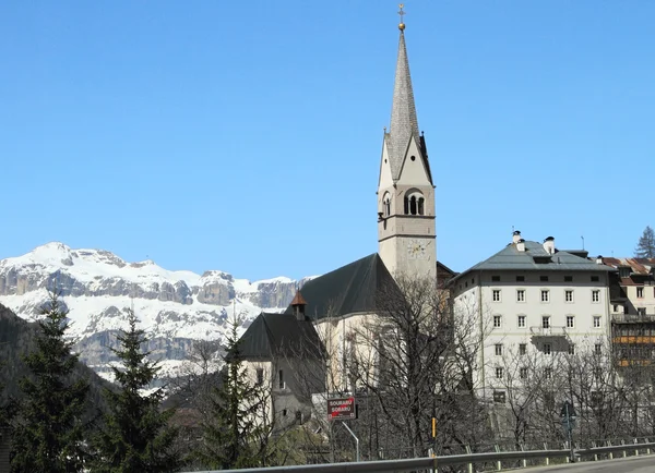 Alp Dolomities köyünde — Stok fotoğraf