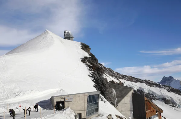 Observatorio Jungfrau y cumbre —  Fotos de Stock