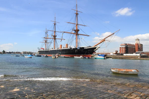 Portsmouth histórico astillero — Foto de Stock